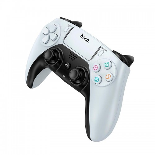 Ігровий контролер HOCO Phoenix PS4/PC Wireless Game Controller GA1 |8h, BT4.2, 3.5mm, Trackpad, RGB| white