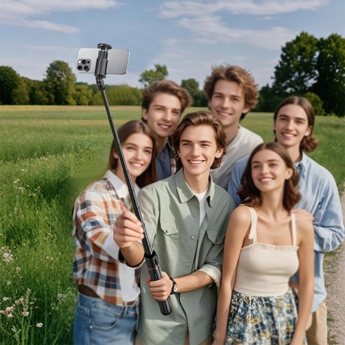 Селфі-монопод ACEFAST selfie stick with automatic tripod E31 |1.71m, 4.7-6.9"| black