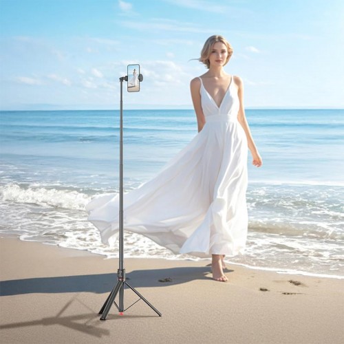 Селфі-монопод ACEFAST selfie stick with automatic tripod E31 |1.71m, 4.7-6.9"| black