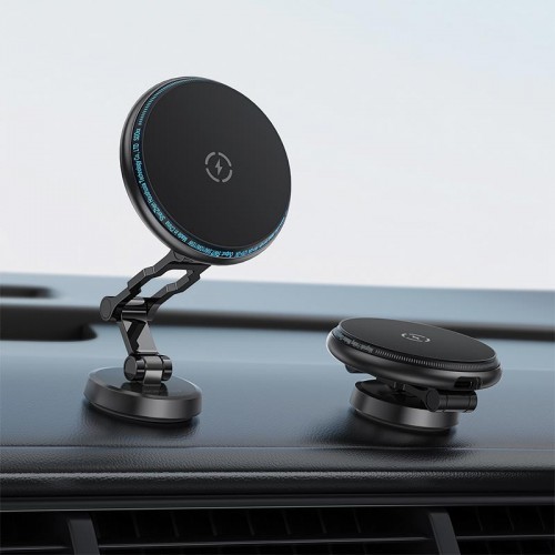Тримач ACEFAST magnetic folding wireless charging car holder D30 |15W| black