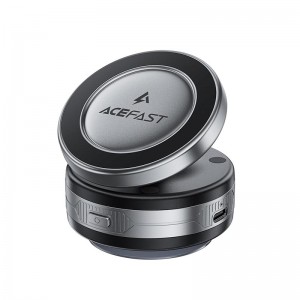 Тримач ACEFAST electric Suction cup magnetic wireless charging holder E29 |15W, 4.7-6.9"| grey