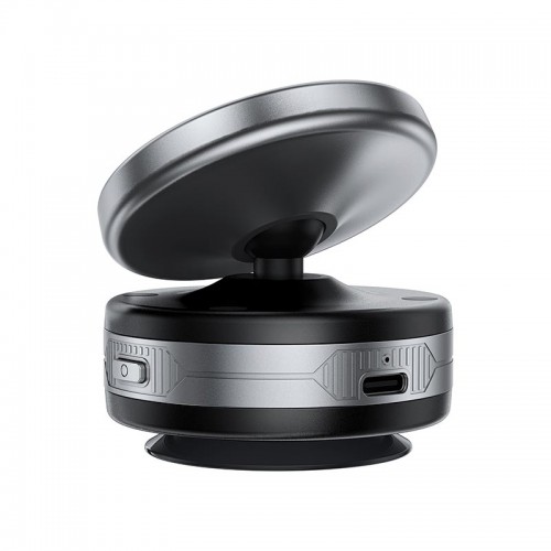 Тримач ACEFAST electric Suction cup magnetic wireless charging holder E29 |15W, 4.7-6.9"| grey