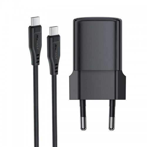 Адаптер мережний ACEFAST PD mini GaN USB-C fast charger set A118 (P5) |1USB-C, 30W/3A| black