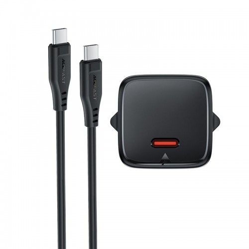 Адаптер мережний ACEFAST PD mini GaN USB-C fast charger set A118 (P5) |1USB-C, 30W/3A| black