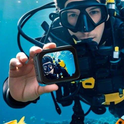 Спорт Камера ACEFAST 4K Waterproof Action Camera X1 |Sony IMX386, Wi-Fi, 2.1"| black