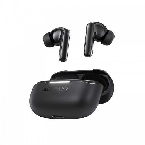 Навушники ACEFAST hybrid noise reduction true wireless earbuds W5 IPX4 |BT5.4, 6/30h, 40/500mAh, ANC| black