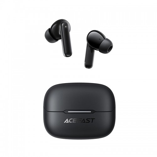 Навушники ACEFAST hybrid noise reduction true wireless earbuds W5 IPX4 |BT5.4, 6/30h, 40/500mAh, ANC| black