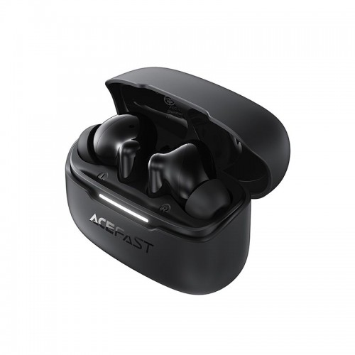 Навушники ACEFAST hybrid noise reduction true wireless earbuds W5 IPX4 |BT5.4, 6/30h, 40/500mAh, ANC| black