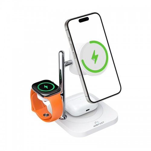 Зарядка Qi2 ACEFAST 4-in-1 desktop wireless charger E39 |25W Max, 32.5W Total|