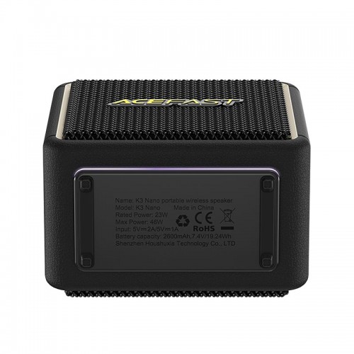 Акустика ACEFAST portable wireless speaker K3 Nano IPX6 |BT5.4, USB/TF/AUX, TWS, 46W, 12h, DSP|