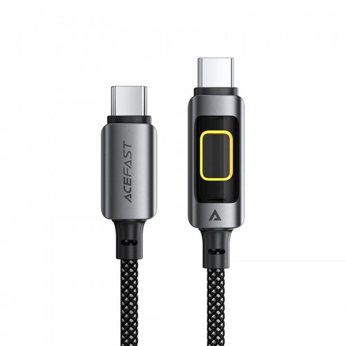 Кабель ACEFAST USB-C to USB-C fantasy color series braided Charging data cable C21-03 |1.2m, 60W/3A| black