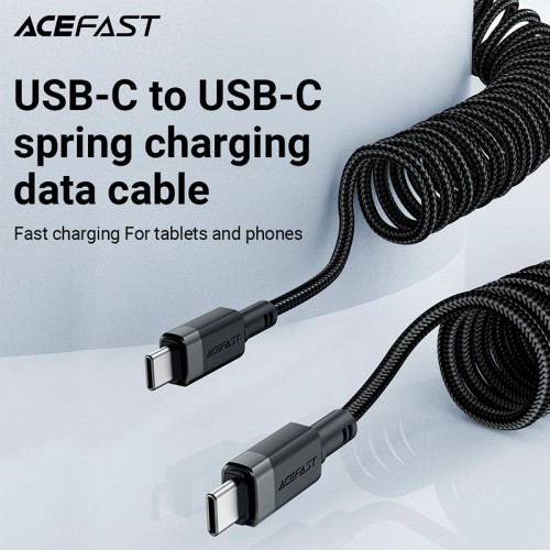 Кабель ACEFAST USB-C to USB-C напр. |1.2m, 60W/3A| black