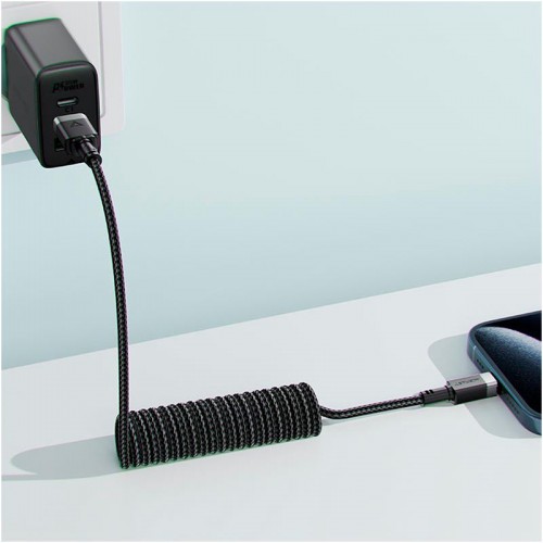 Кабель ACEFAST USB-A to USB-C spring charging data cable C14-04 |1.2m, 3A|