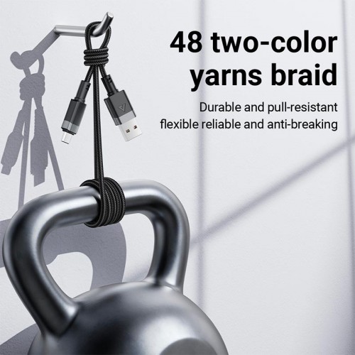 Кабель ACEFAST USB-A to USB-C spring charging data cable C14-04 |1.2m, 3A|
