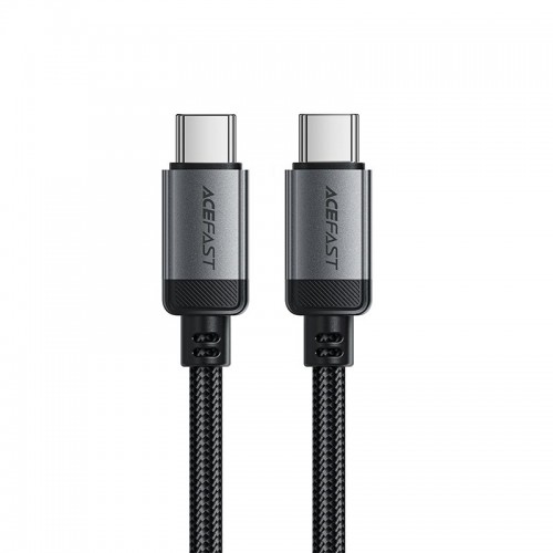 Кабель ACEFAST USB-C до USB-C алюмінієвий alloy charging data cable C20-03 |1.2m, 60W/3A| black