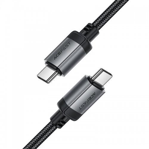 Кабель ACEFAST USB-C до USB-C алюмінієвий alloy charging data cable C20-03 |1.2m, 60W/3A| black