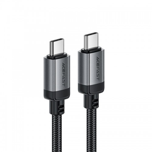 Кабель ACEFAST USB-C до USB-C алюмінієвий alloy charging data cable C20-03 |1.2m, 60W/3A| black