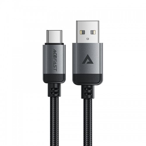 Кабель ACEFAST USB-A to USB-C алюмінієвий alloy charging data cable C20-04 |1.2m, 3A| black
