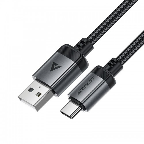 Кабель ACEFAST USB-A to USB-C алюмінієвий alloy charging data cable C20-04 |1.2m, 3A| black