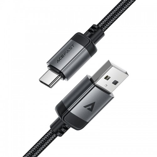 Кабель ACEFAST USB-A to USB-C алюмінієвий alloy charging data cable C20-04 |1.2m, 3A| black