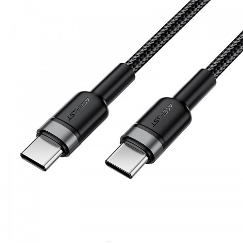 Кабель ACEFAST USB-C to USB-C алюмінієвий alloy charging data cable C22-03 |1.2m, 60W/3A| black
