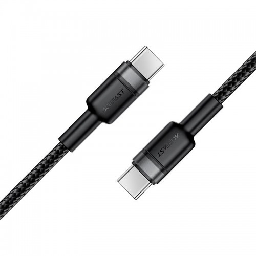Кабель ACEFAST USB-C to USB-C алюмінієвий alloy charging data cable C22-03 |1.2m, 60W/3A| black