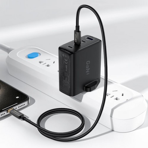 Кабель ACEFAST USB-C to USB-C intelligent power-off charging data cable (C23-03) |1.2m, 60W/3A|