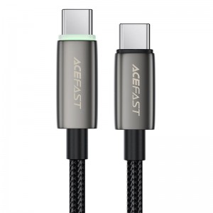 Кабель ACEFAST USB-C to USB-C швидкий живлення для передачі даних C23-03 |1.2m, 60W/3A| black