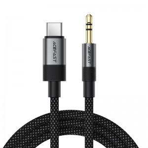 Перехідник ACEFAST USB-C to 3.5mm audio adapter cable J11 |1.2m| black