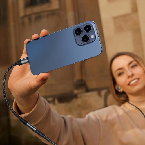 Перехідник ACEFAST USB-C to 3.5mm audio converter J12 |0.15m| black