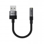 Перехідник ACEFAST USB-A to 3.5mm audio converter J13 |0.15m| black