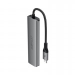 HUB адаптер ACEFAST USB-C 5-in-1 HUB docking station J16 |0.15m, 4K, PD90W, 5Gbps| grey