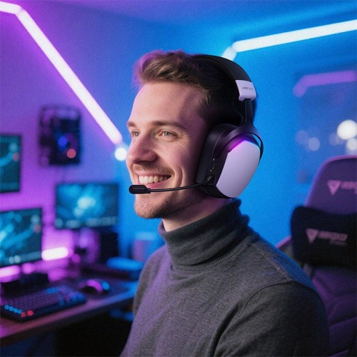 Навушники ACEFAST gaming wireless headset H11 |BT/2.4G/3.5mm, 70h, Xbox, PS4/PS5/PC| white