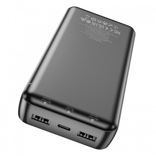 УМБ HOCO High-ranking power bank J100A 20000mAh |2USB/Type-C, 2.1A| black