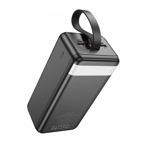 УМБ HOCO Element power bank with digital display J123C 60000mAh |3USB/Type-C/Lightning, QC/PD, 22.5W/2.4A| black