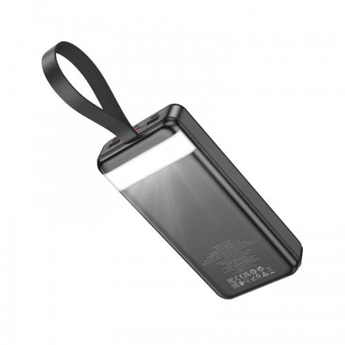 УМБ HOCO Element power bank with digital display J123B 30000mAh |2USB/Type-C/Lightning, QC/PD, 22.5W/3A| black