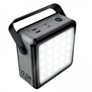 УМБ HOCO Power PD fully compatible power bank with lighting 80000mAh J161 |2USB/2Type-C, 20W/3A, PD/QC| black