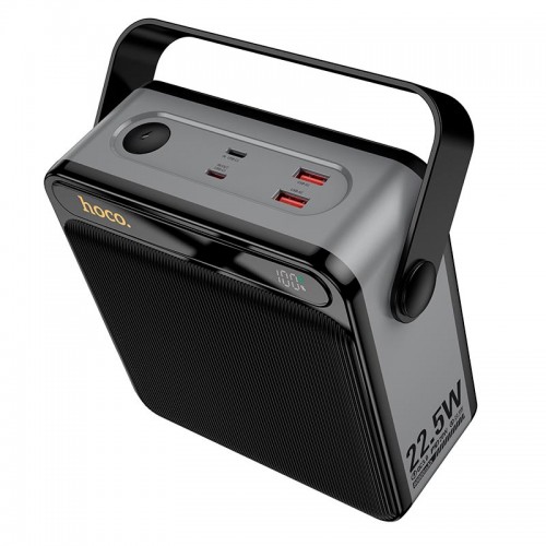 УМБ HOCO Power PD fully compatible power bank with lighting 80000mAh J161 |2USB/2Type-C, 20W/3A, PD/QC| black