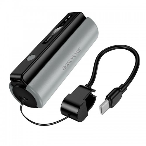 УМБ BOROFONE Star power bank with flashlight and cable BJ87 5000mAh |1Type-C, 2A| black
