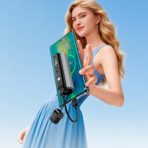 УМБ BOROFONE Star power bank with flashlight and cable BJ87 5000mAh |1Type-C, 2A| black