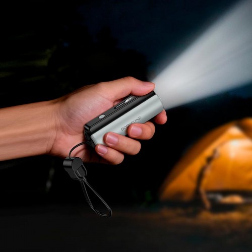 УМБ BOROFONE Star power bank with flashlight and cable BJ87 5000mAh |1Type-C, 2A| black