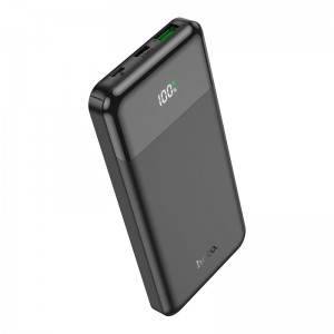 УМБ HOCO Cool figure PD power bank J102 10000mAh |1USB/1Type-C, 20W/3A, PD/QC| black