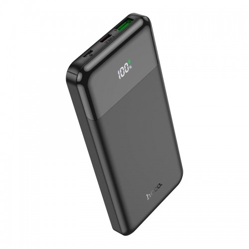 УМБ HOCO Cool figure PD power bank J102 10000mAh |1USB/1Type-C, 20W/3A, PD/QC| black