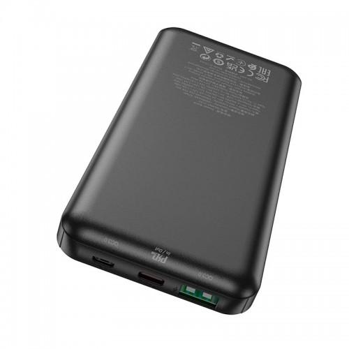 УМБ HOCO Cool figure PD power bank J102 10000mAh |1USB/1Type-C, 20W/3A, PD/QC| black