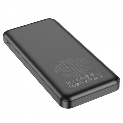 УМБ HOCO Cool figure PD power bank J102 10000mAh |1USB/1Type-C, 20W/3A, PD/QC| black