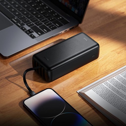 УМБ HOCO Wonderful power bank with 4 cables J163B 30000mAh |2USB/1Type-C, 2A|