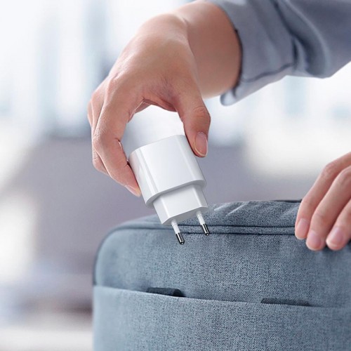 Адаптер сетевой HOCO Fighter charger C109A |1Type-C/1USB, 3A/20W, PD/QC|