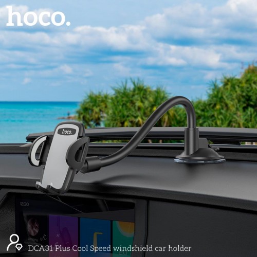 Тримач HOCO Cool Speed windshield car holder DCA31 Plus black