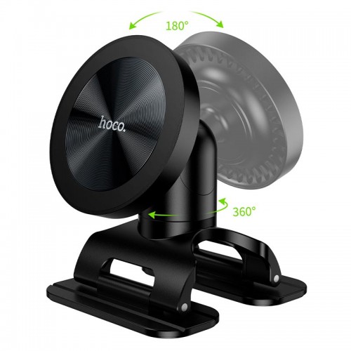 Держатель HOCO Eminent Ring Magnetic Car holder (center console) H97 |4.5-7"|