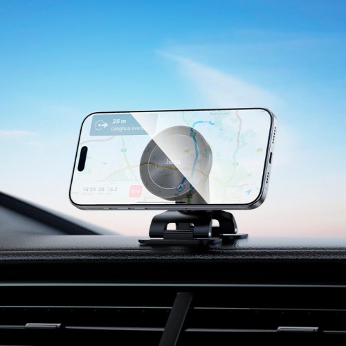 Держатель HOCO Eminent Ring Magnetic Car holder (center console) H97 |4.5-7"|